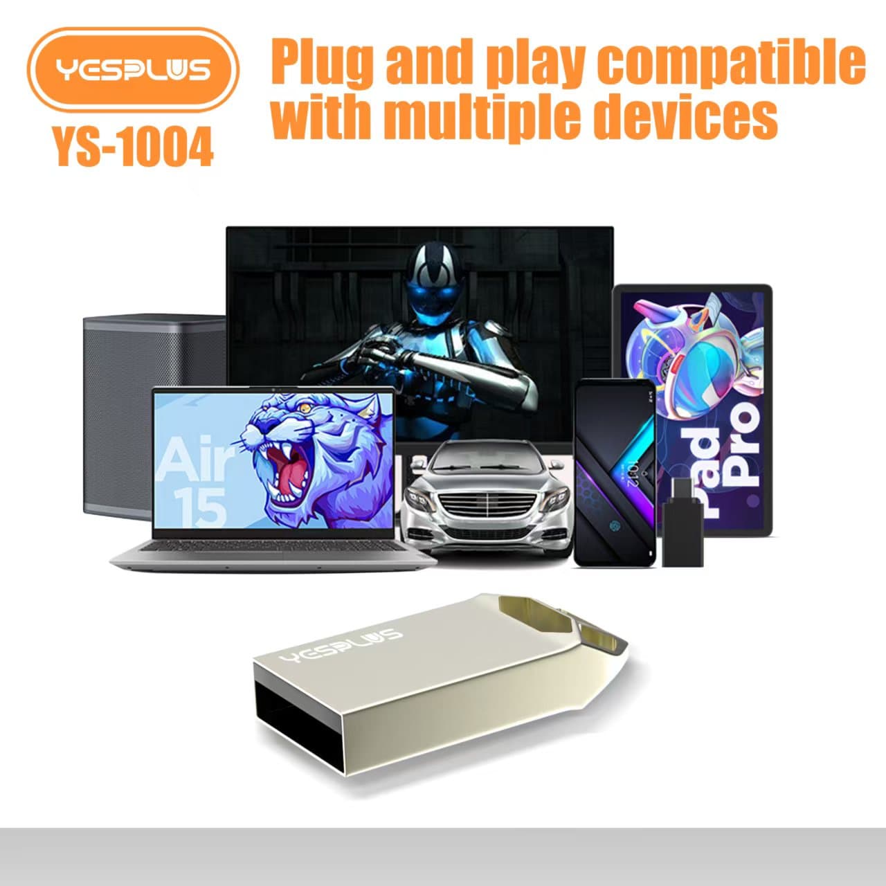 عمده فلش مموری 128 گیگ Yesplus YS-1004 — تصویر ۵