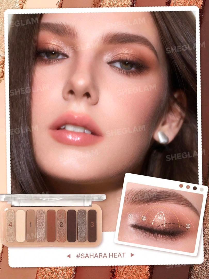 پالت سایه چشم شیگلم مدل Sahara Heat Palette — تصویر ۲
