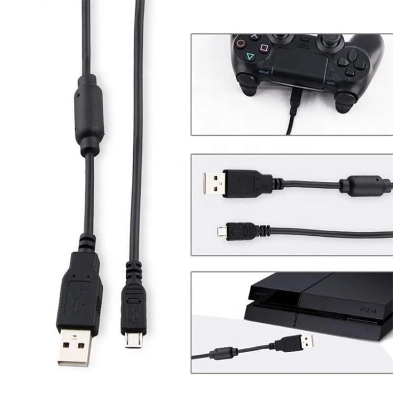 کابل میکرو یو اس بی PS4 طول 70 سانتی متر