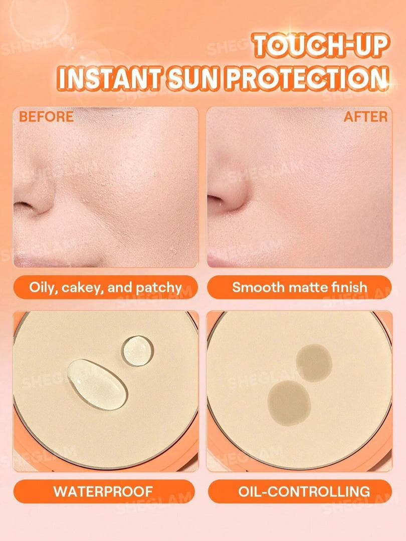 پودر فیکس SPF30 شیگلم مدل Insta-Ready Sunset Blur Setting Powder – شماره 10 Bisque — تصویر ۴