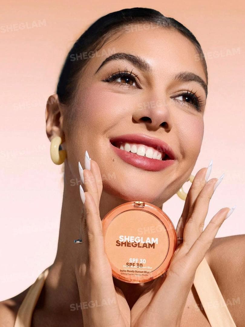 پودر فیکس SPF30 شیگلم مدل Insta-Ready Sunset Blur Setting Powder – شماره 11 Natural Linen — تصویر ۵