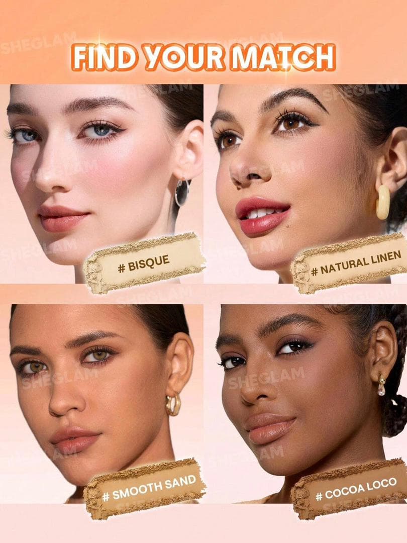 پودر فیکس SPF30 شیگلم مدل Insta-Ready Sunset Blur Setting Powder – شماره 11 Natural Linen — تصویر ۷