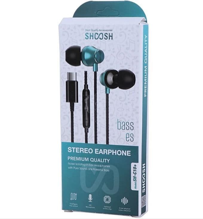 هندزفری سیمی مگنتی تایپ C شوش مدل SH-C10+ | SHOOSH — تصویر ۶