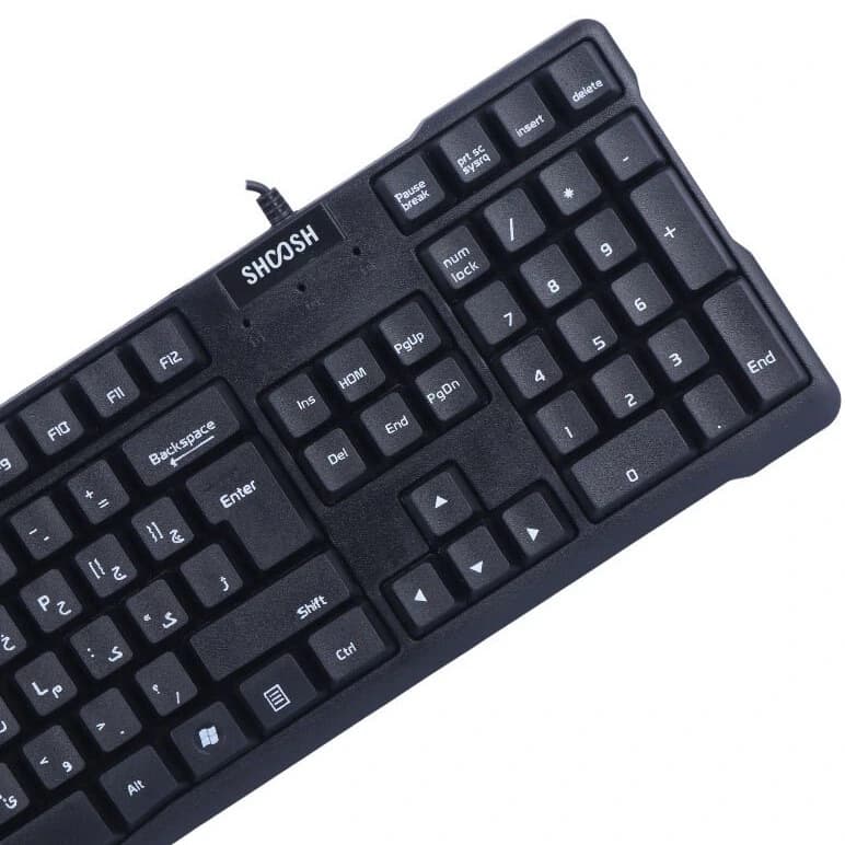 کیبورد شوش مدل SH-K61 | کیبورد کامپیوتر SHOOSH — تصویر ۲