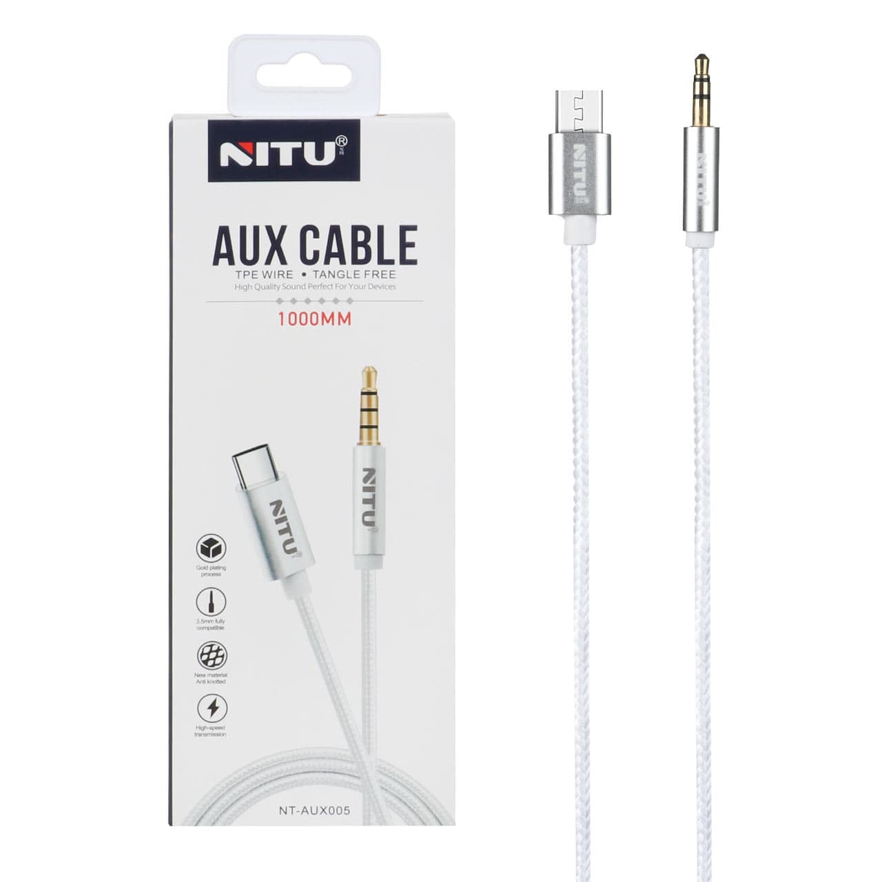 کابل Aux تایپ سی نیتو | NITU NT-AUX005