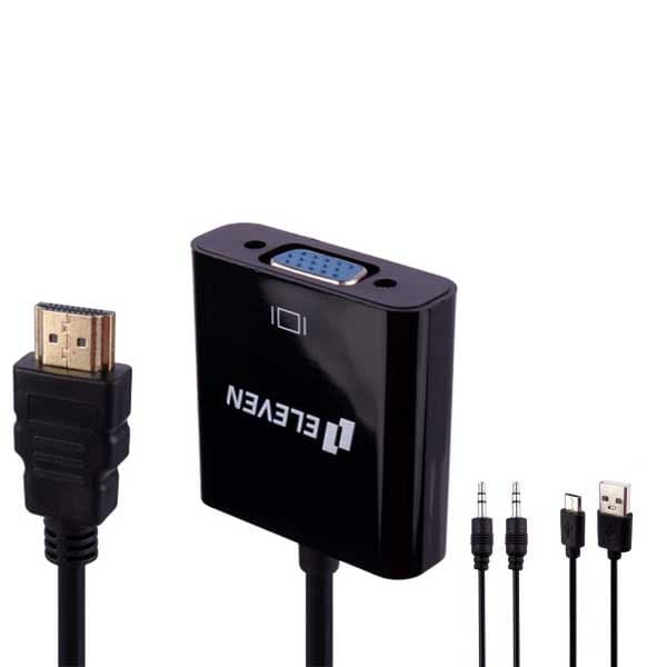 تبدیل HDMI به VGA صدا دار ایلون ELEVEN مدل CV1001 — تصویر ۷