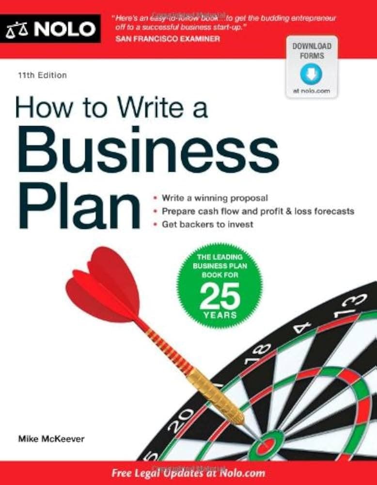 کتاب How to Write a Business Plan (چگونه یک طرح کسب‌وکار بنویسیم) نسخه انگلیسی PDF | مایک مک‌کیور