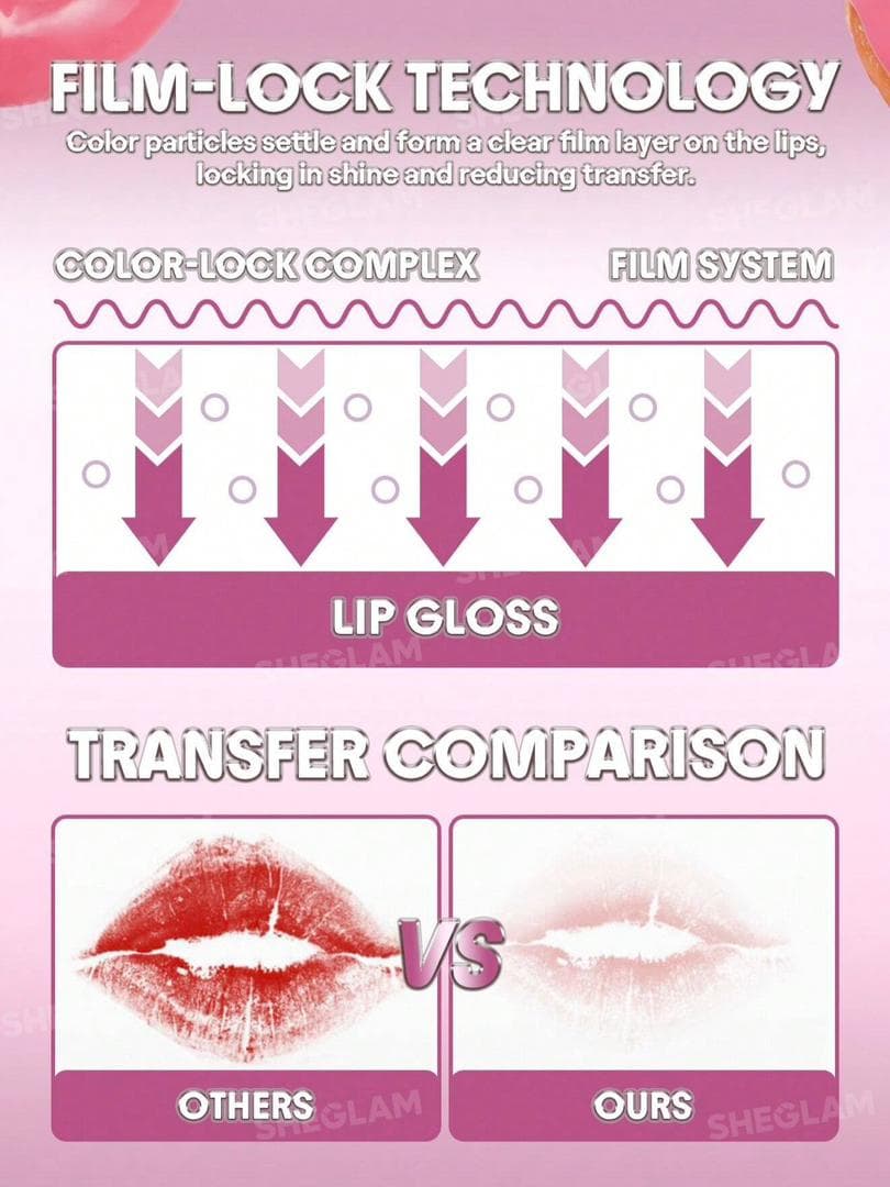 لیپ گلاس با دوام شیگلم Glass Lock Air Gloss — تصویر ۸
