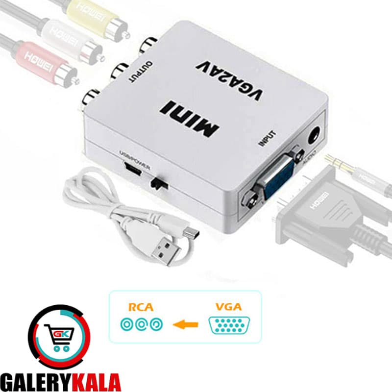 تبدیل VGA به AV رویال مدل RC-1003 — تصویر ۵