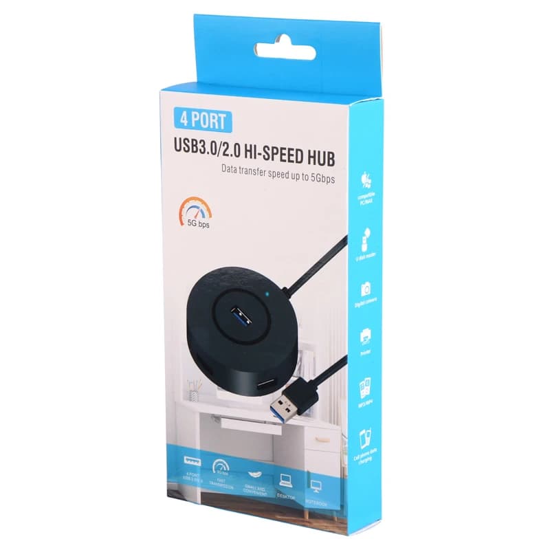 هاب 4 پورت USB3.0 های اسپید