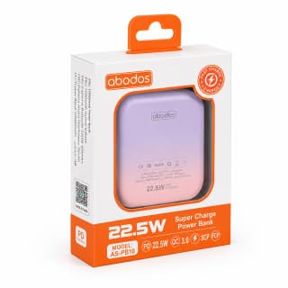 پاوربانک 10000 میلیآمپر ساعت آبودوس مدل AS-PS66 | شارژ سریع — تصویر ۵