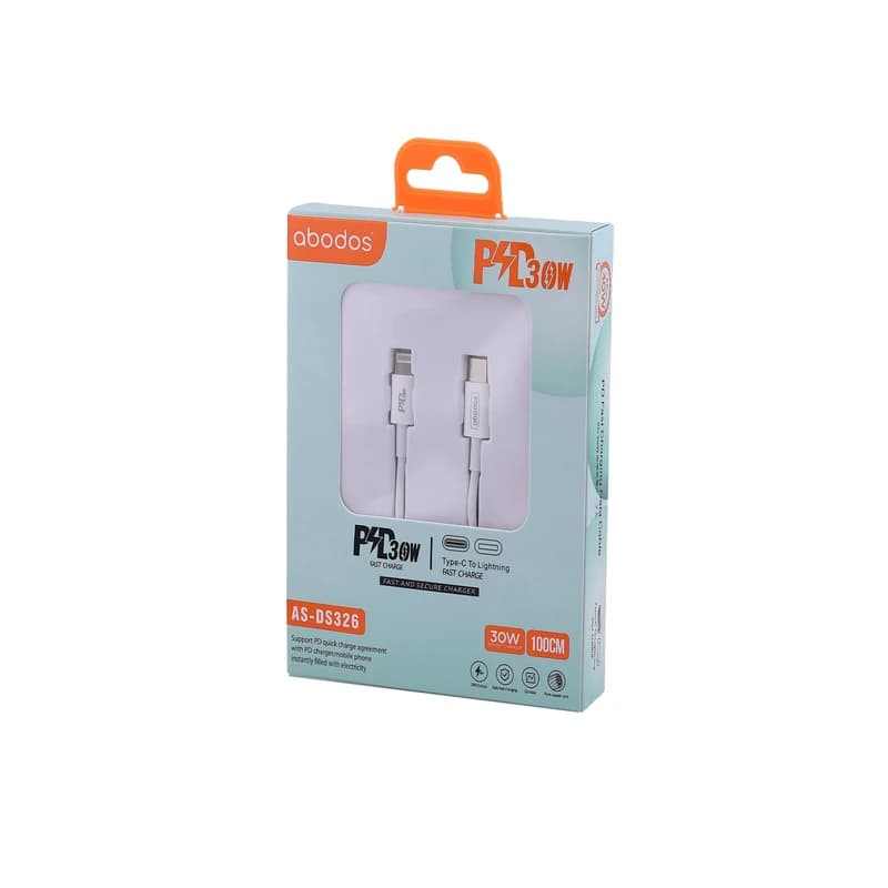 کابل تبدیل USB-C به Lightning آبودوس مدل AS-DS326 C2I — تصویر ۴