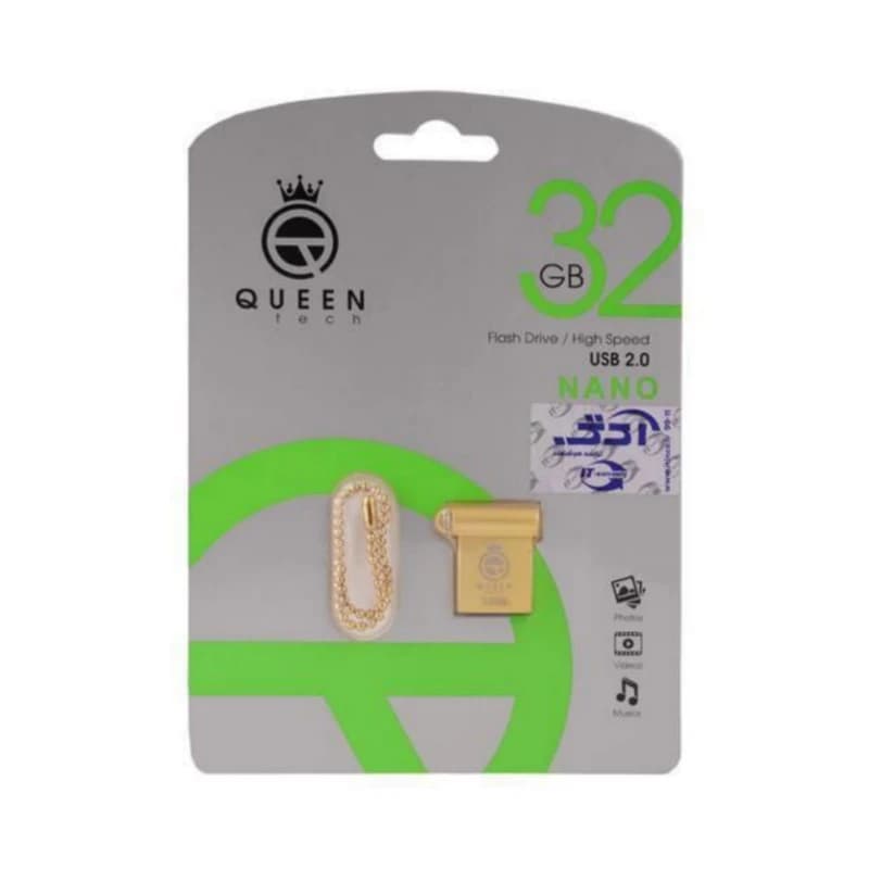 فلش مموری 32 گیگابایت کویین‌تک مدل Queen Tech Nano 2.0: