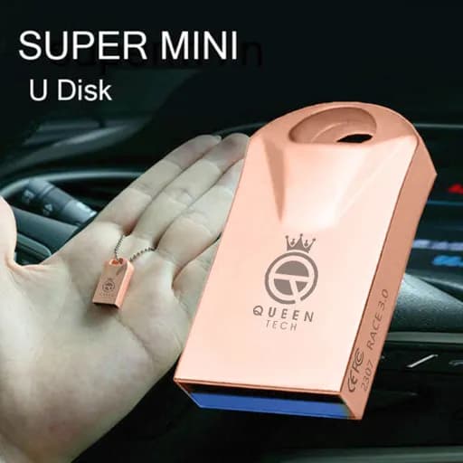 فلش مموری 64 گیگابایت کویین تک مدل Queen Tech Race USB 3.0 با گارانتی مادام العمر شرکتی — تصویر ۲