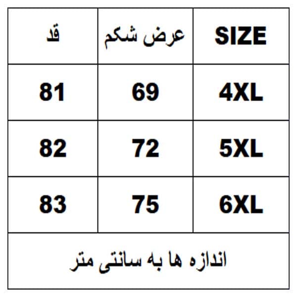 تیشرت سایز بزرگ کد7061 — تصویر ۳