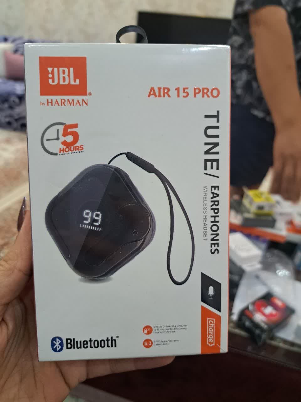 ایرپاد JBL Air 15 Pro بلوتوثی با نمایشگر دیجیتال — تصویر ۳