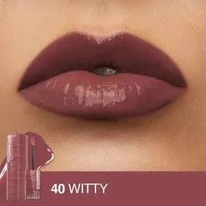 رژ لب مایع براق میبلین Super Stay Vinyl Ink شماره 40 WITTY — تصویر ۶