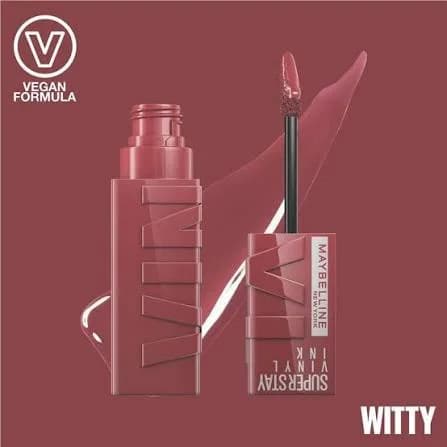 رژ لب مایع براق میبلین Super Stay Vinyl Ink شماره 40 WITTY — تصویر ۱۱