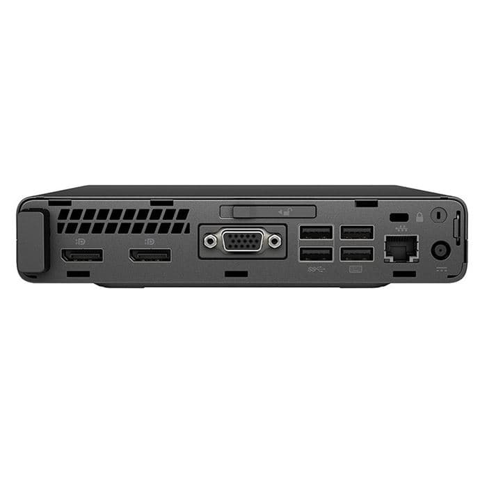 مینی کیس تاینی (تین کلاینت) میکرو کیس استوک hp مدل G4 tiny پردازنده Core i5-8400t رم 16GB حافظه 256GB — تصویر ۴