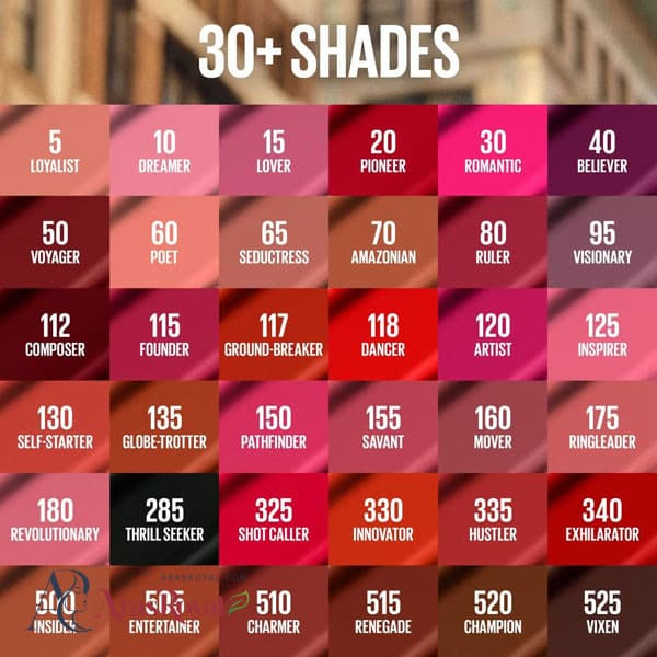 رژ لب مایع مات بادوام میبلین Maybelline SuperStay شماره 60 POET — تصویر ۴