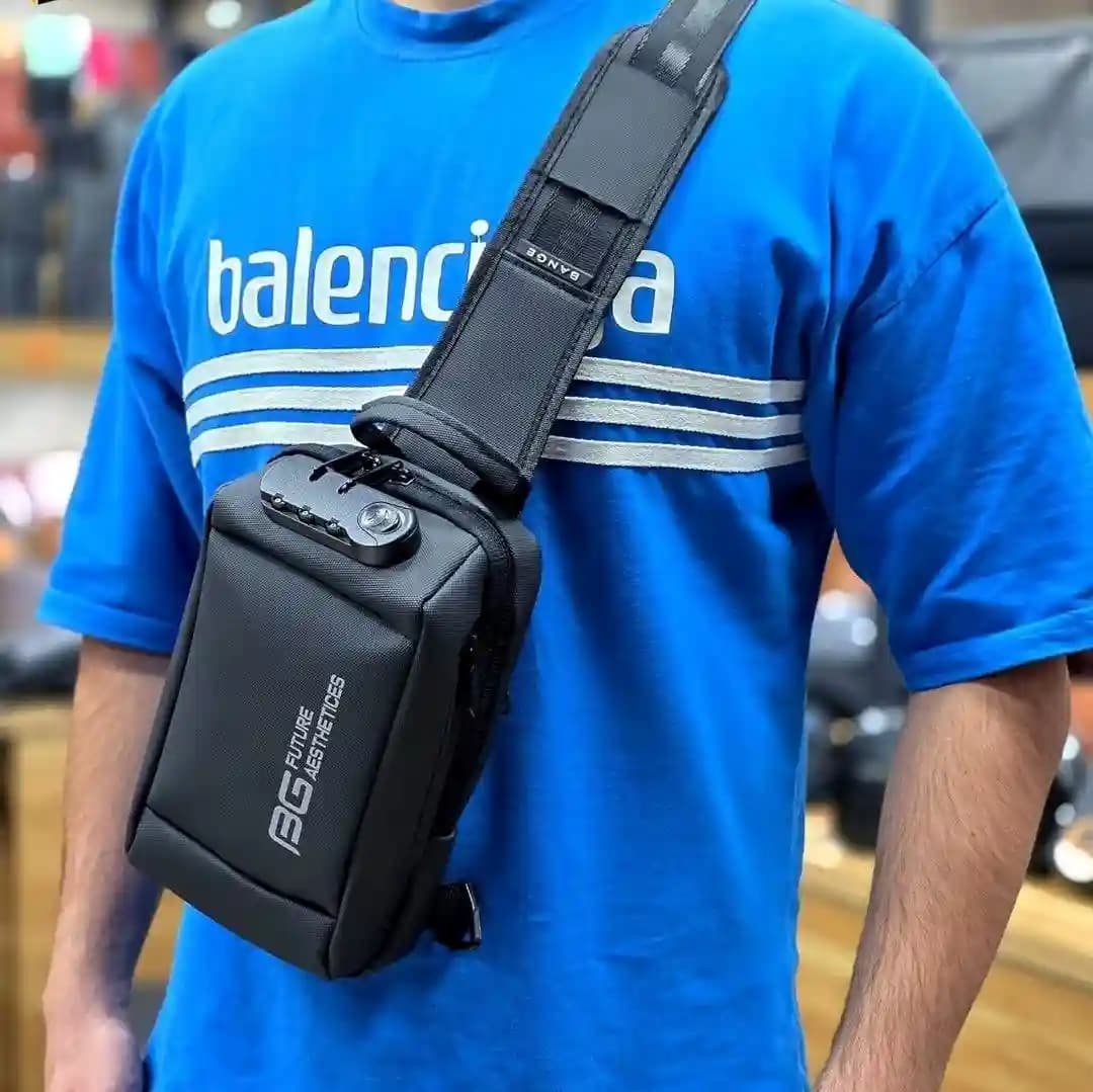 بادی‌بگ کوچک رمزدار BANGE | ضد آب | قفل رمزدار | پارچه اسکین