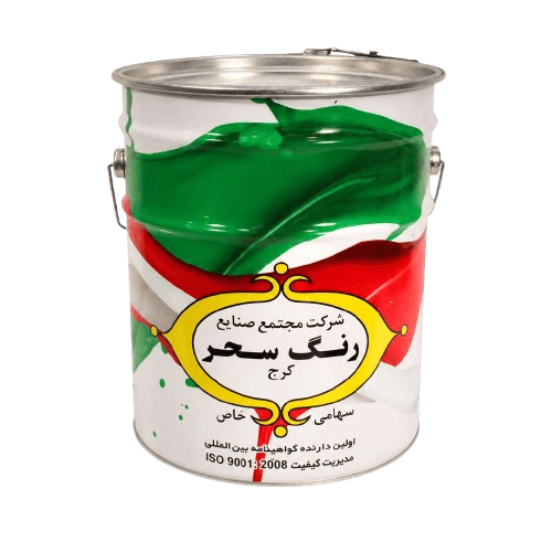 رنگ روغنی نیمه براق سحر سفید 24 کیلویی (حلب)