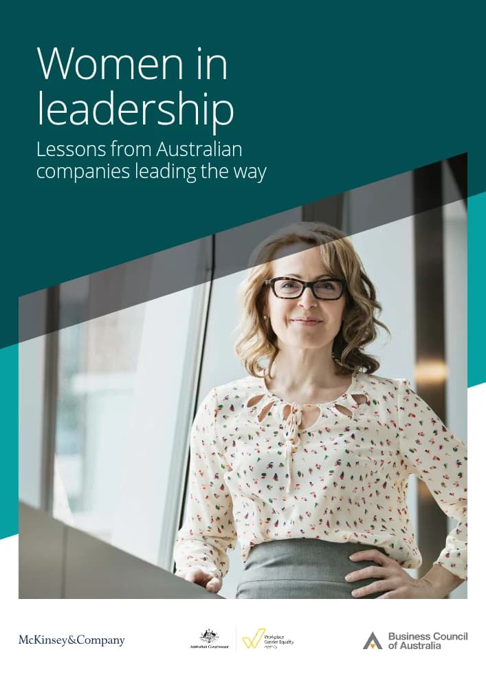 کتاب Women in Leadership (زنان در رهبری: درس‌هایی از شرکت‌های استرالیایی) نسخه انگلیسی PDF
