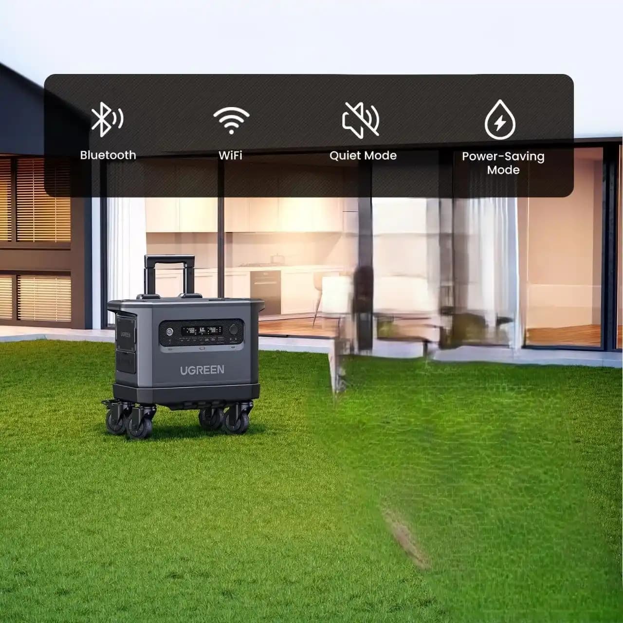 پاور استیشن UGREEN مدل PowerRoam 2200W — تصویر ۳