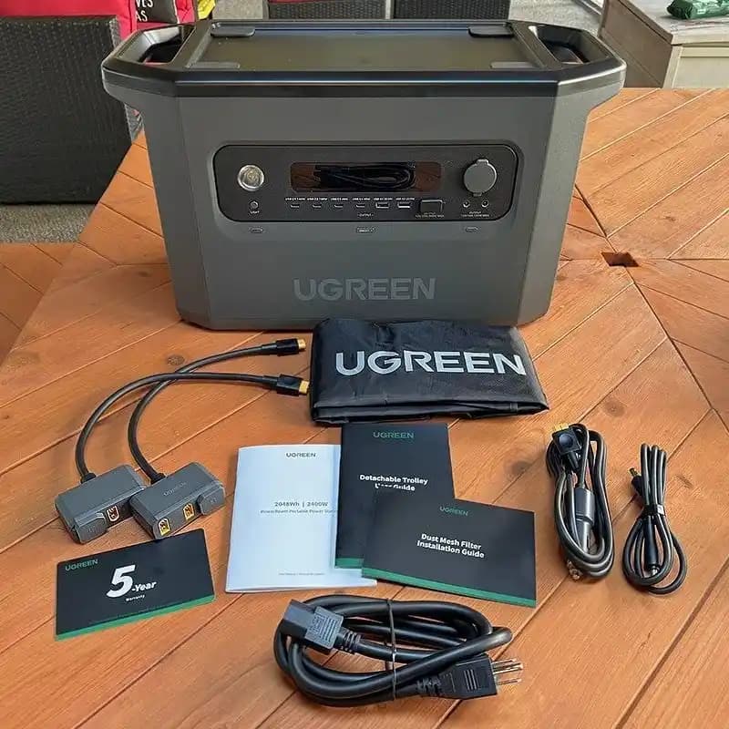 پاور استیشن UGREEN مدل PowerRoam 2200W — تصویر ۴