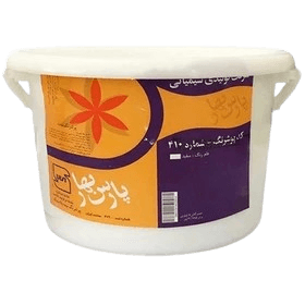 رنگ نیم پلاستیک درجه 1 پارس بهار (کد 410) 4 کیلویی