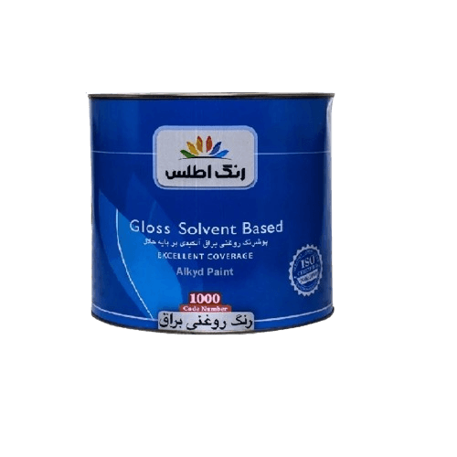 رنگ روغنی براق اطلس طوسی 1 کیلویی