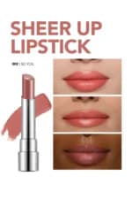 رژ لب جامد شیر آپ فلورمار Flormar Sheer Up شماره 002 رنگ So You — تصویر ۸