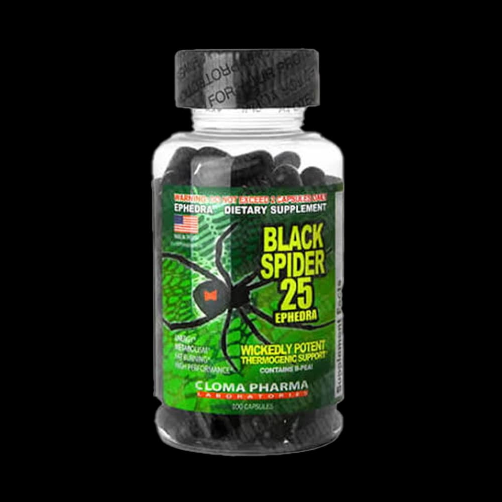چربی سوز بلک اسپایدر کلوما فارما | Black Spider 25