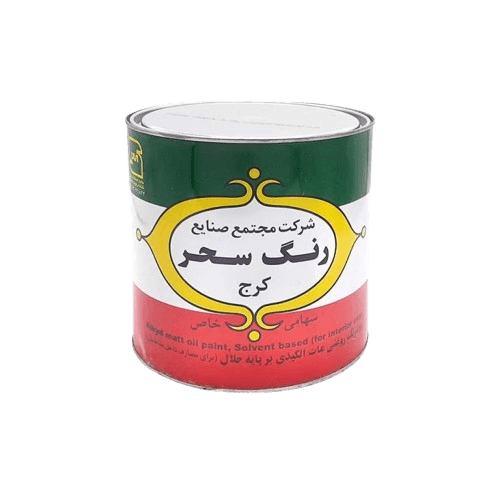 رنگ روغنی مات سحر سفید 1 کیلویی (کد 711)