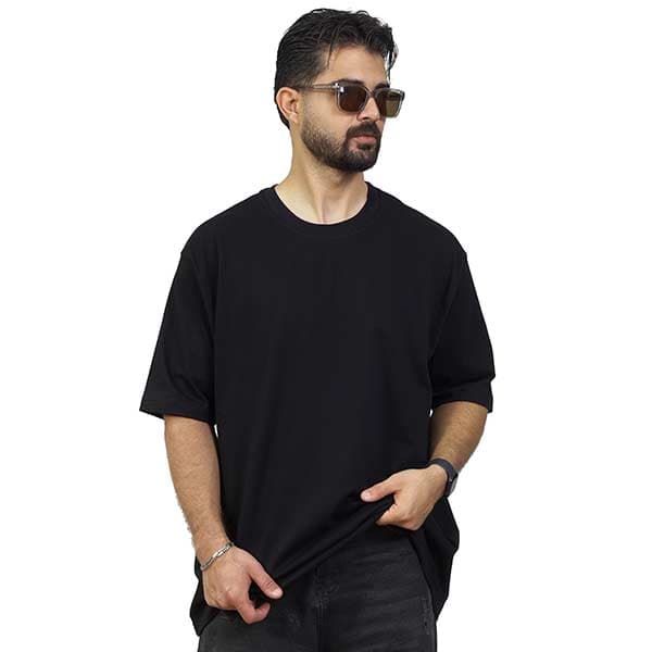 تیشرت سایز بزرگ نخ 28 کد6977 — تصویر ۳