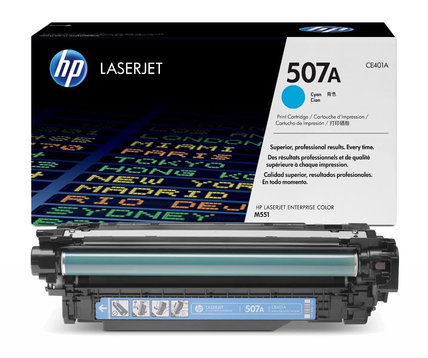 کارتریج لیزری رنگی آبی اچ پی HP 507
