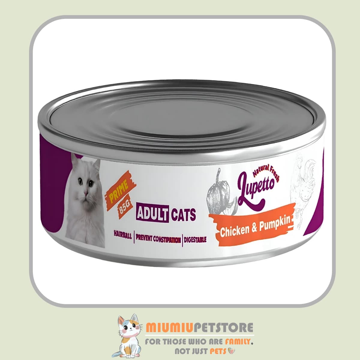کنسرو لوپتو گربه مرغ وکدو 85گرمي