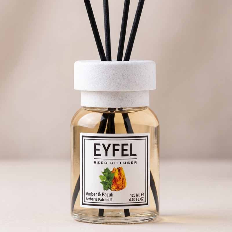 خوشبو کننده ایفل عنبر و نعناع هندی (امبر پچولی) Amber & Patchouli اصل ترکیه حجم 120 میل — تصویر ۲