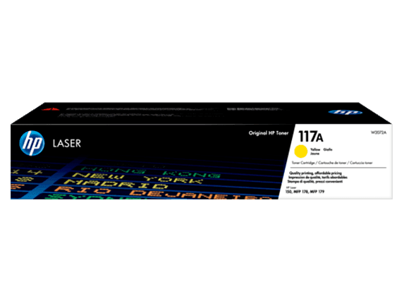 کارتریج لیزری رنگی زرد اچ پی HP 117