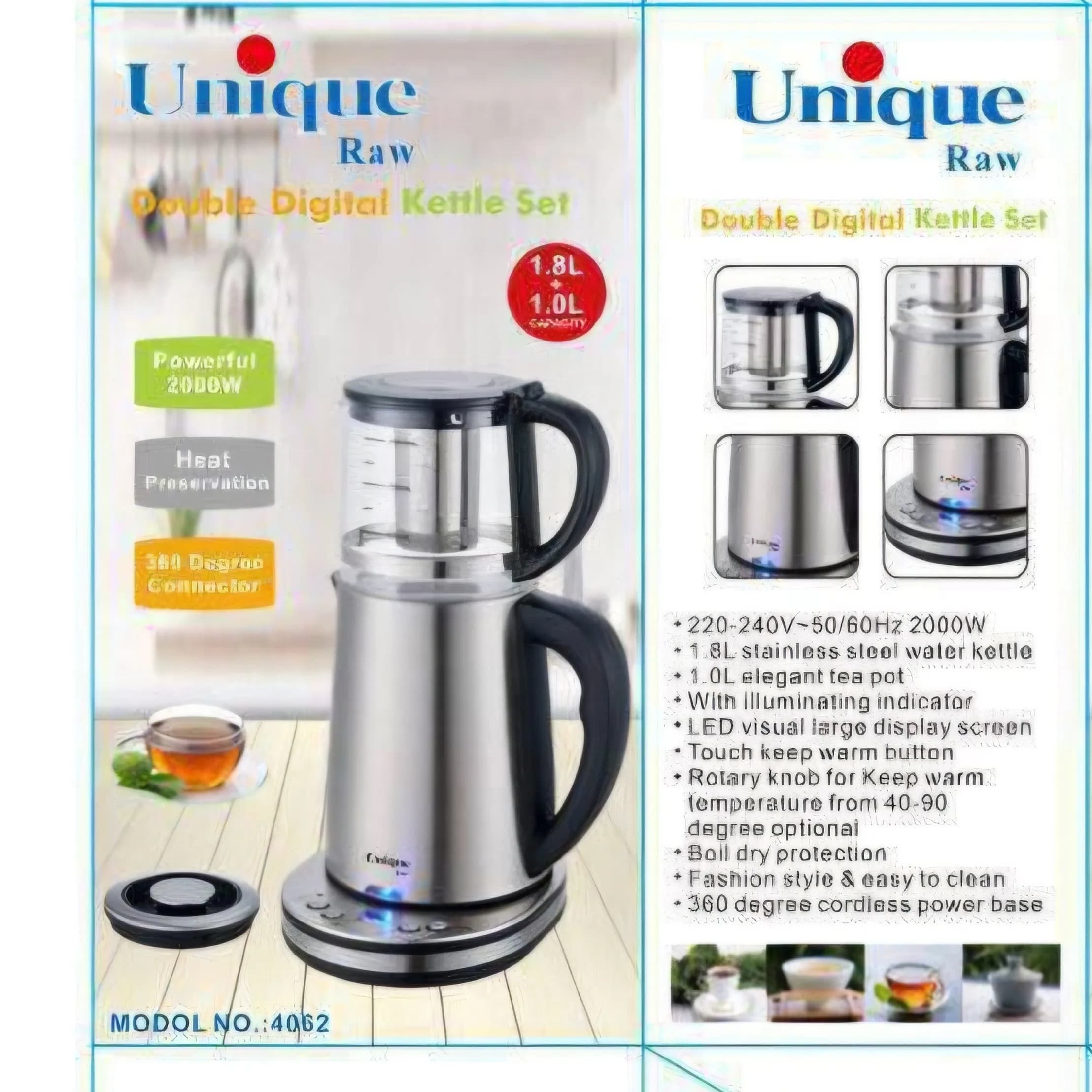 چای ساز یونیک مدل UQ-4062 — تصویر ۲