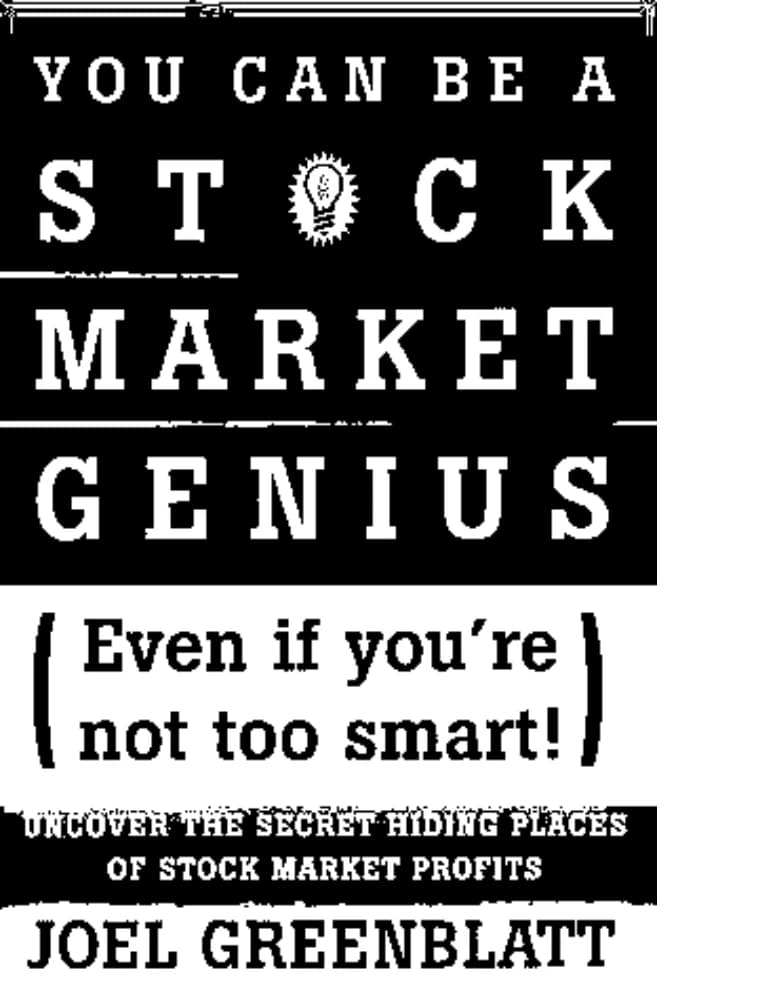 کتاب You Can Be a Stock Market Genius (شما هم می‌توانید نابغه بازار سهام باشید) نسخه انگلیسی PDF | جوئل گرینبلات
