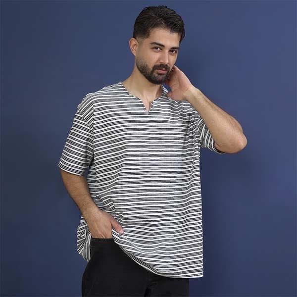 تیشرت کوبایی سایز بزرگ کد6854 — تصویر ۲