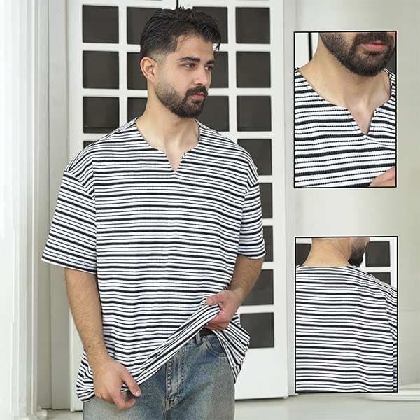 تیشرت کوبایی سایز بزرگ کد6853 — تصویر ۳