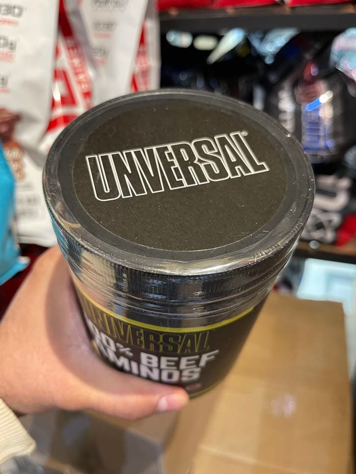 آمینو بیف یونیورسال 200 عددی Universal Nutrition 100% Beef Aminos — تصویر ۴