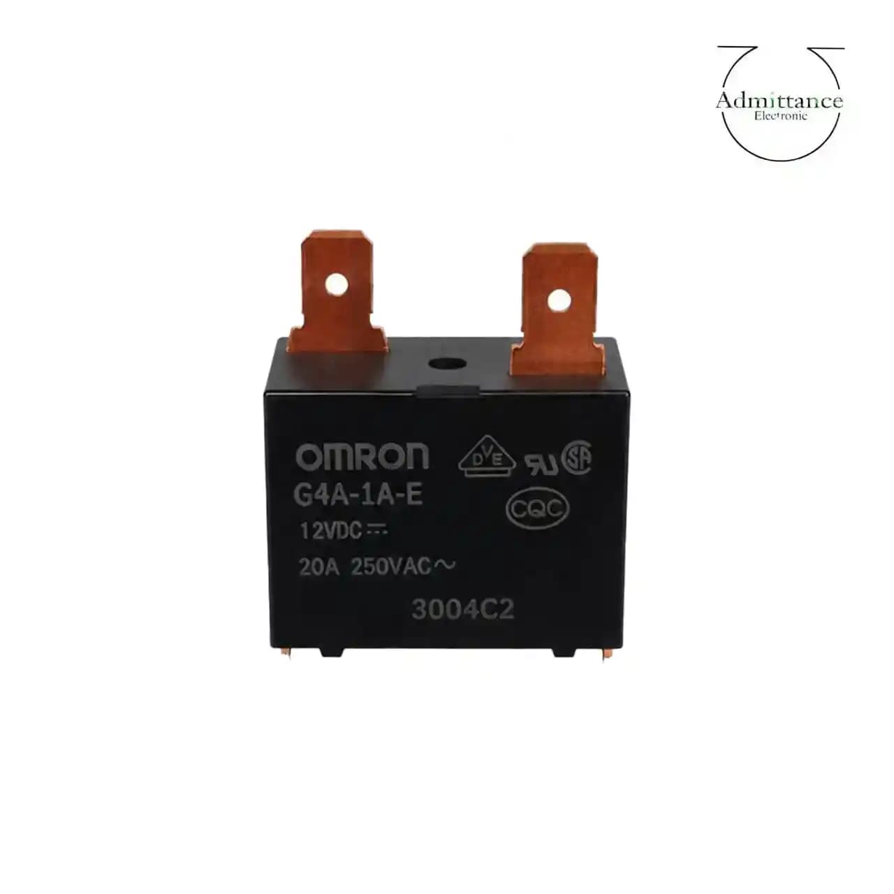 رله شاخک دار امرون 12 ولت 20 آمپر 4 پایه OMRON G4A-1A-E