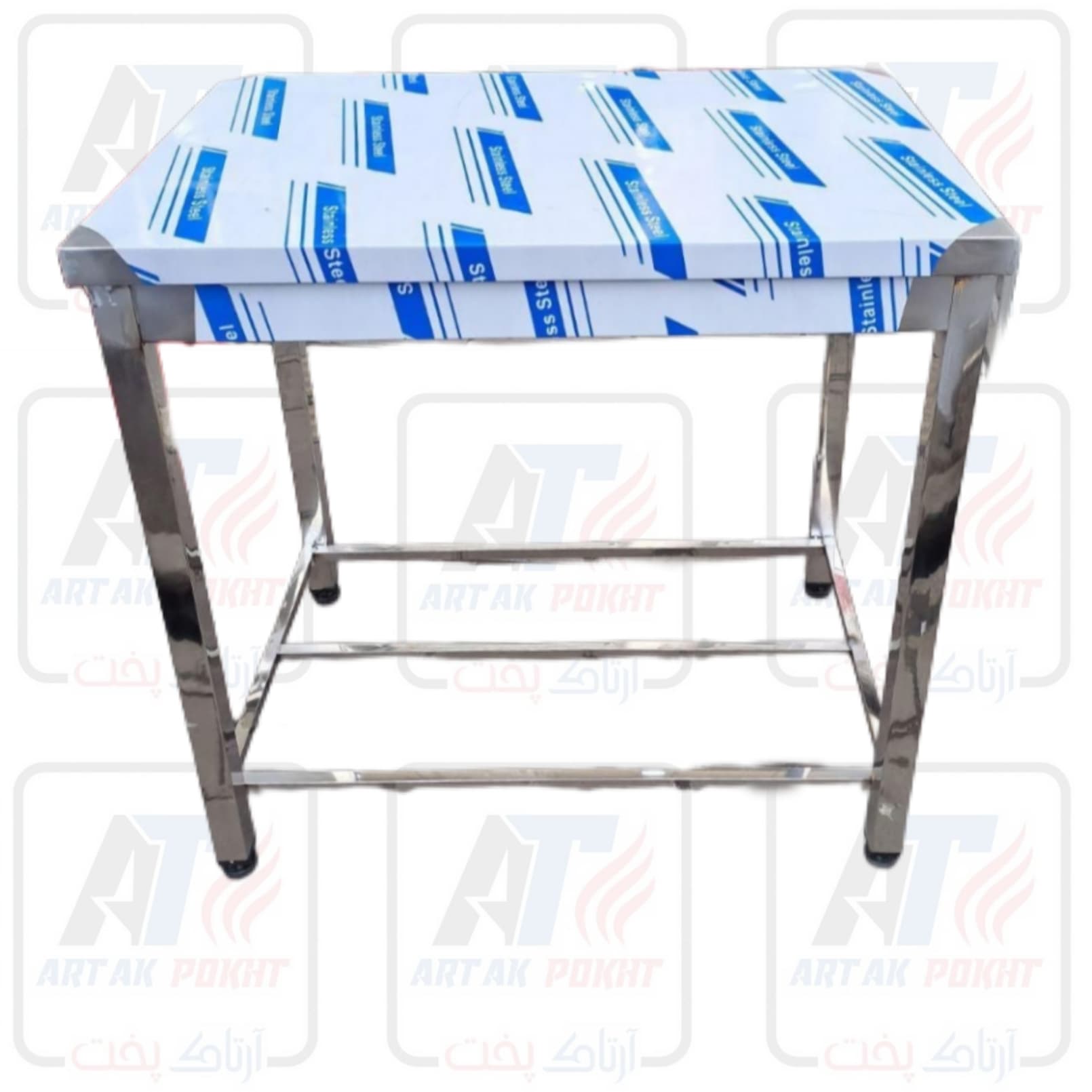 میز کار استیل 1 متری