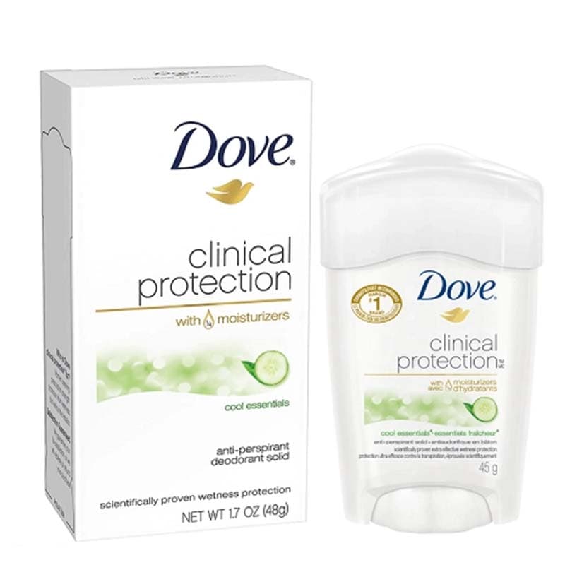 مام کلینیکال داو زنانه مدل Clinical Protection Cool Essentials حجم 48 گرم