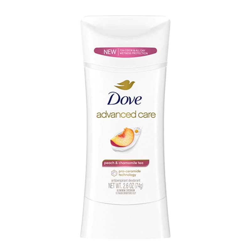 مام صابونی داو هلو مدل Advanced Care Peach حجم 74 گرم