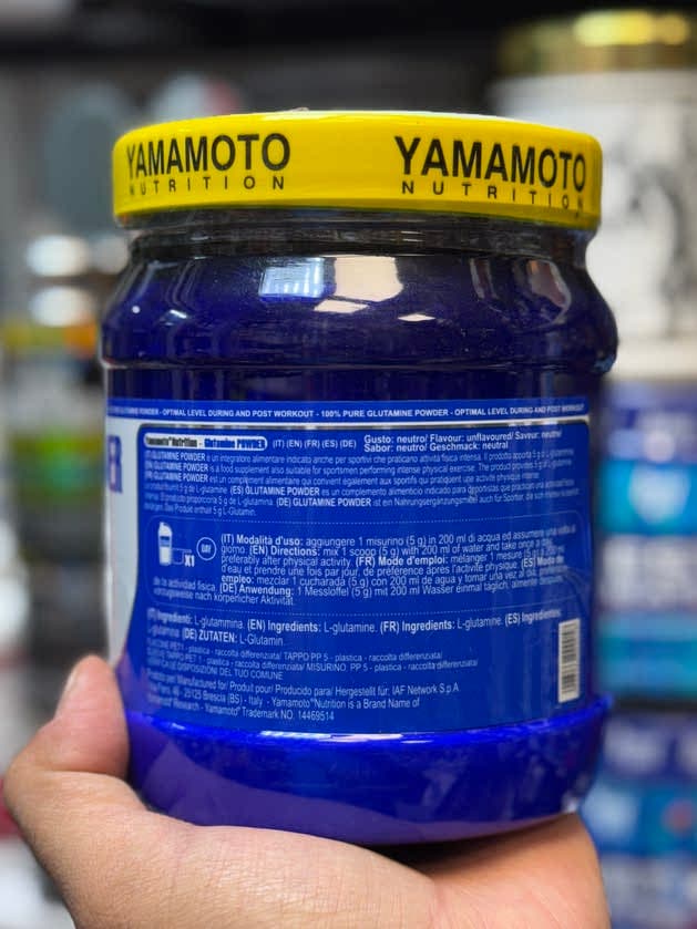 گلوتامین یاماموتو ۳۰۰ گرم Yamamoto Glutamine Powder 300g — تصویر ۳