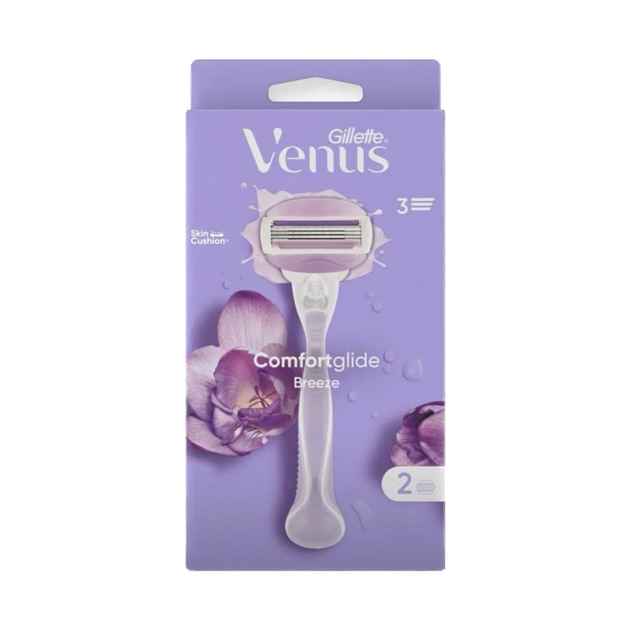 دسته ژیلت زنانه همراه 2 سری یدک ونوس Venus مدل Breeze